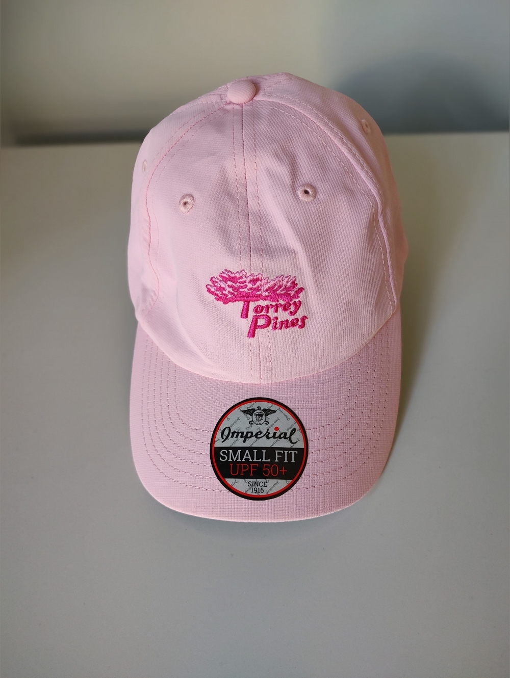 Torrey Pines Golf Small Fit UPF50+ Adjustable Pink Ball Cap NWT